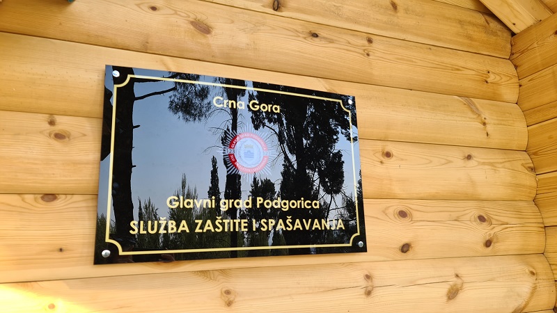 Završena izgradnja montažnog objekta za potrebe Službe zaštite i spašavanja na Gorici