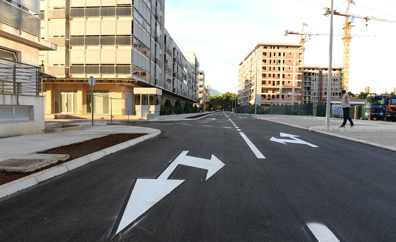 Završena izgradnja Ulice Baku: Nova saobraćajna veza Bloka V i Bloka VI sa City kvartom