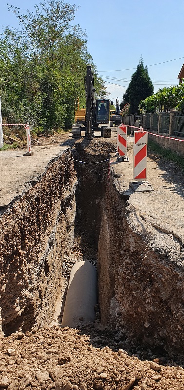 Radovi na izgradnji primarnog kolektora u Podgorici teku planiranom dinamikom; Do sada ugrađeno 2200 metara cjevovoda