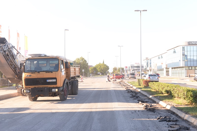 Putevi počeli sanaciju dijela Bulevara Josipa Broza na Starom aerodromu
