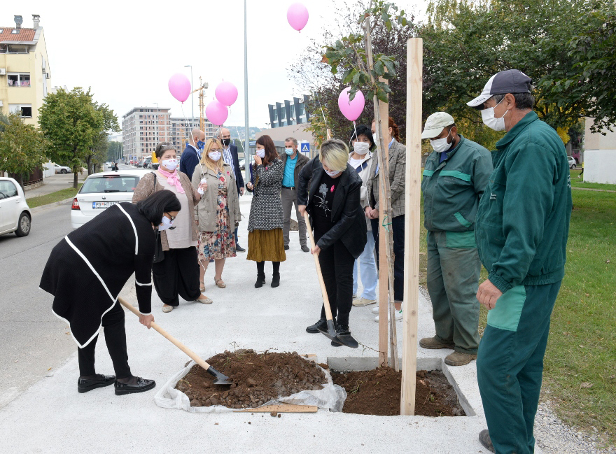 Novi ciklus projekta Moje drvo: Sadnjom kestena simbolično obilježena globalna kampanja mjeseca borbe protiv karcinoma dojke