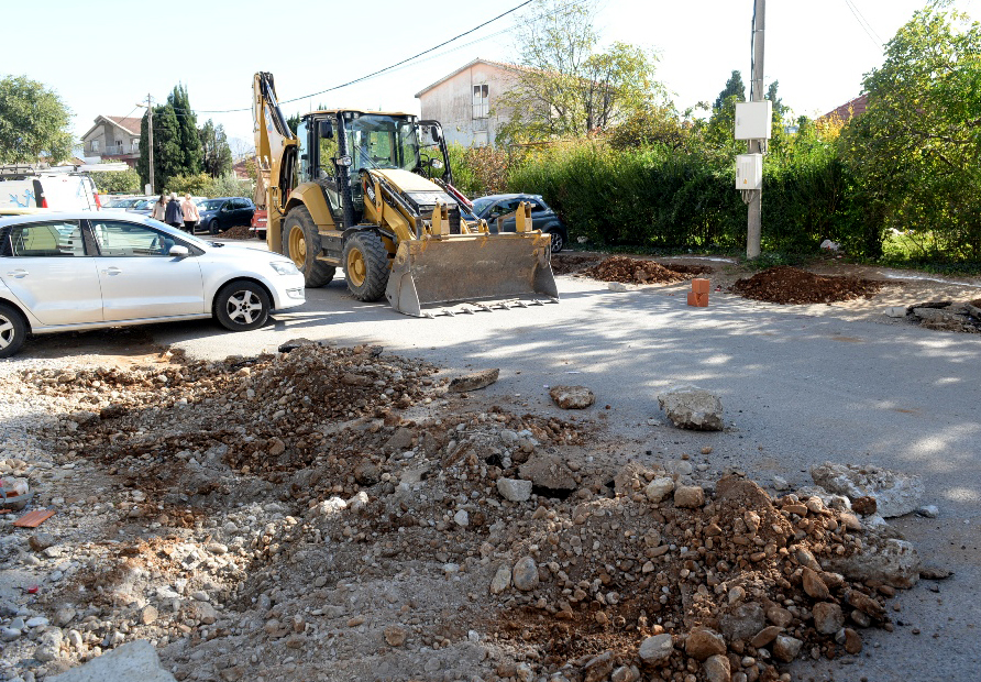 Počeli radovi na rekonstrukciji Ulice Arsenija Boljevića vrijedni oko 400.000 eura