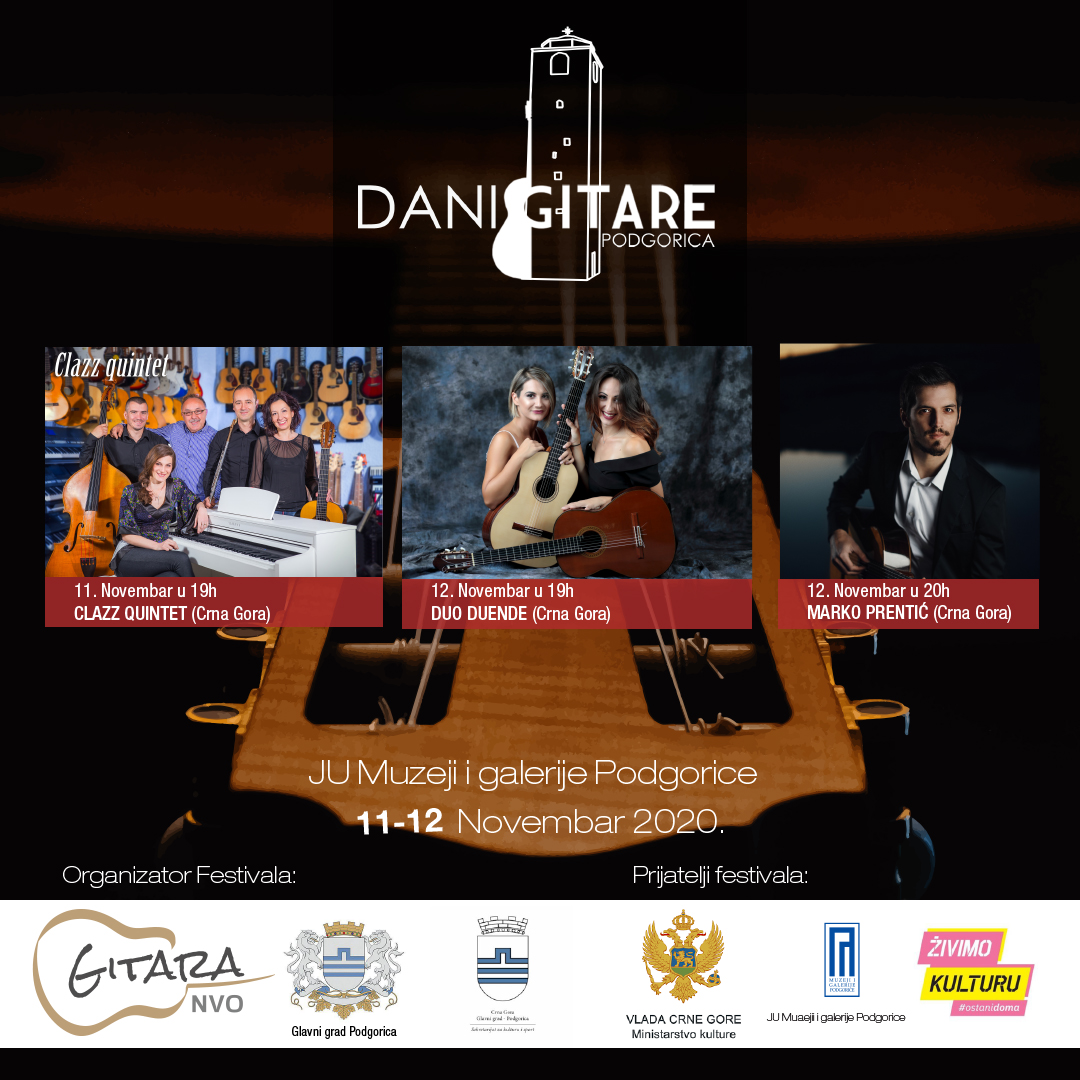 Online festival “Dani gitare u Podgorici” 11-12.novembra
