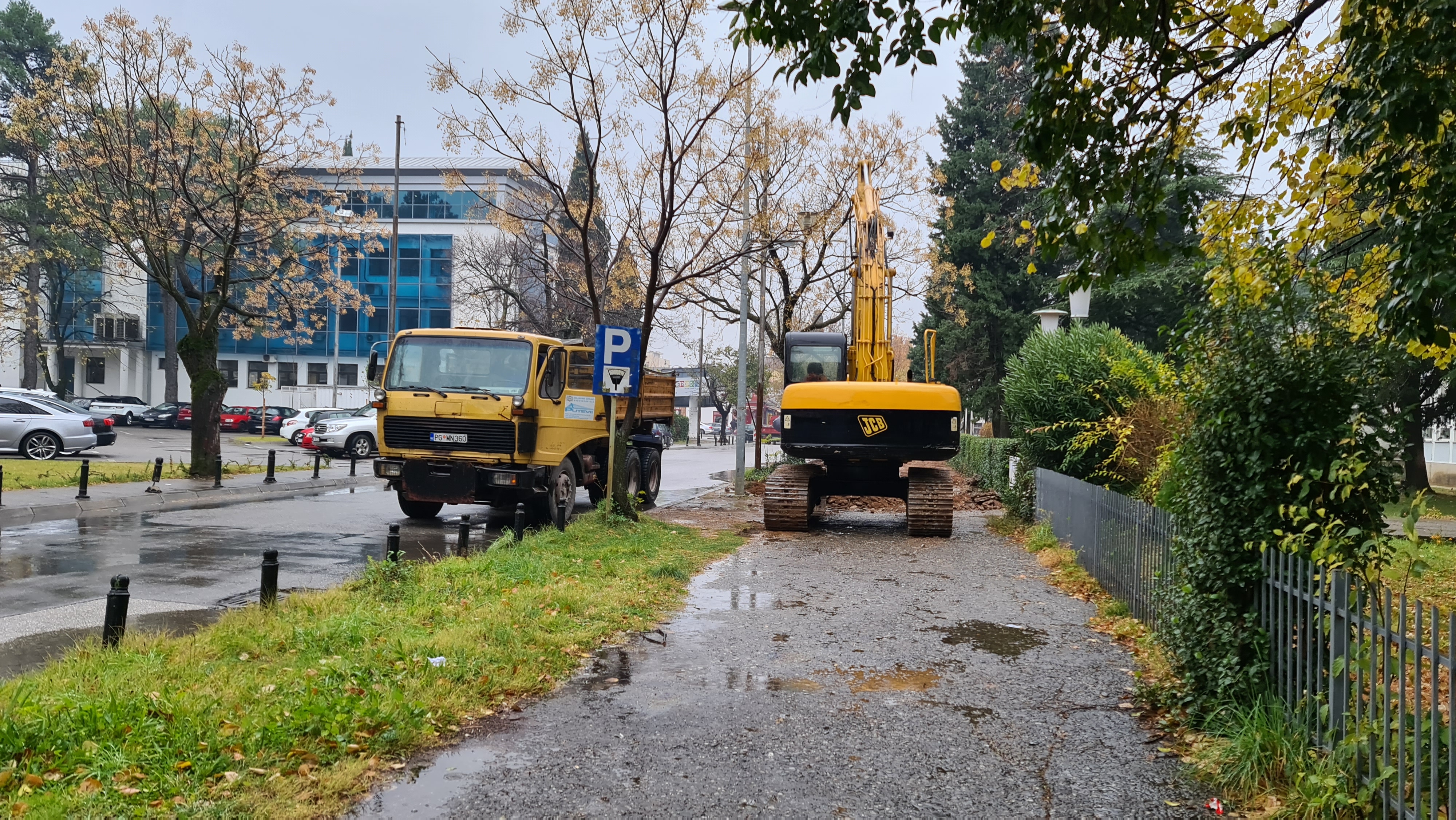 Počela rekonstrukcija dijela Njegoševe ulice kod Gradskog stadiona