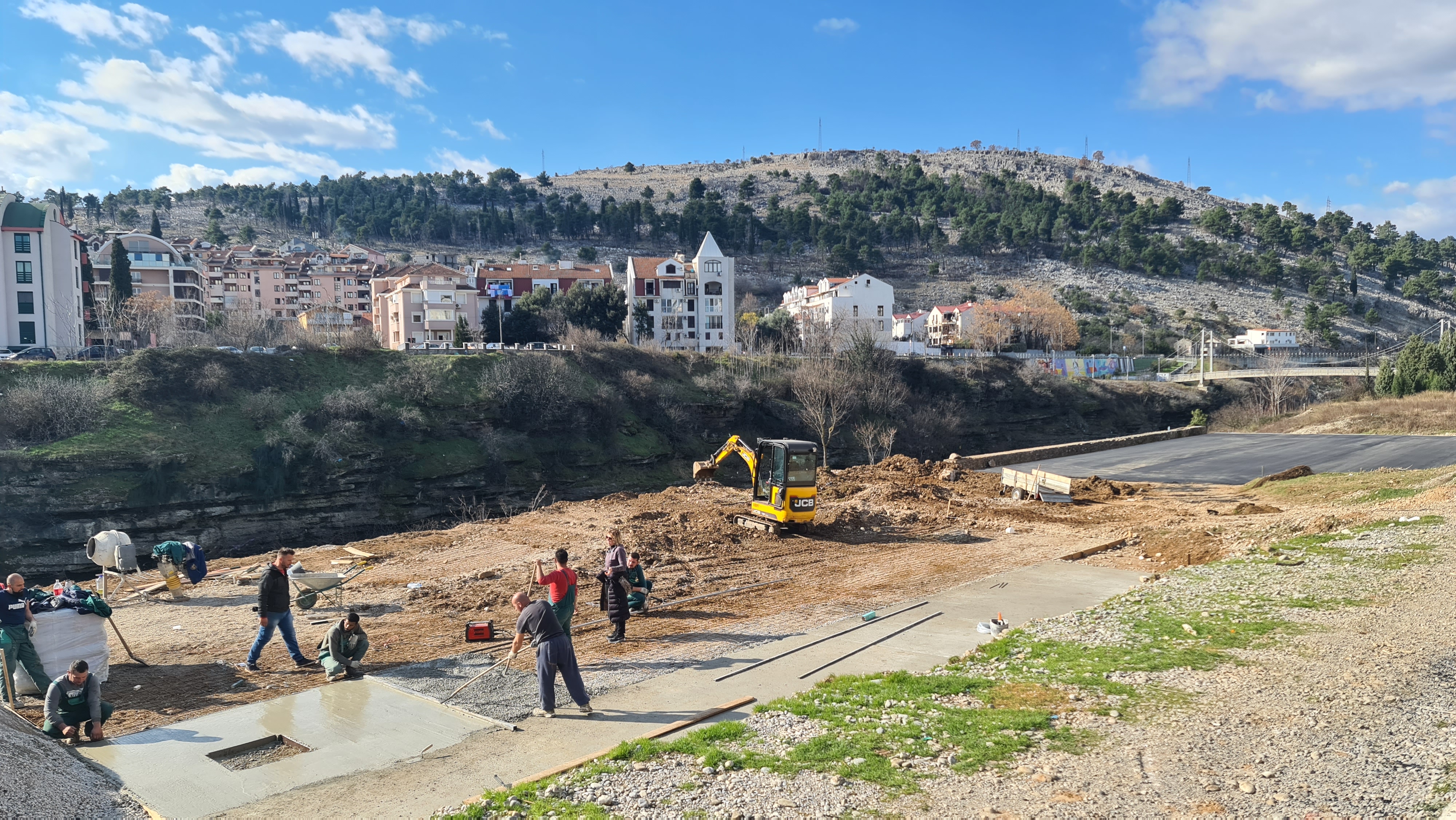 Intenzivirani radovi na uređenju nove parkovske površine u Zagoriču